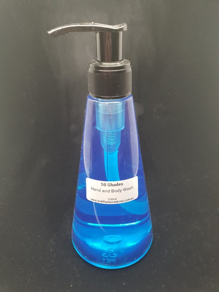 Hand and Body Wash 250ml 50 Shades Pink Flame Creations